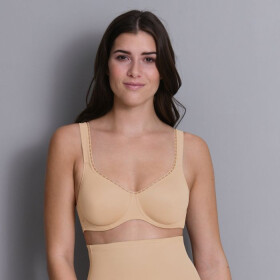 Podprsenka Twin Firm s kosticami, tvarovaná, 5694 deep sand – RosaFaia 722 deep sand 85I