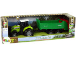 Mamido Zelený Traktor s Prívesom so Zvukom z Poľnohospodárskej Farmy