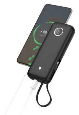 Platinet PMPB2070 čierna / Powerbanka / 20 000 mAh / 70 W Power Delivery / USB-C + USB-A / kábel USB-C 1 m (PLAPMPB2070)