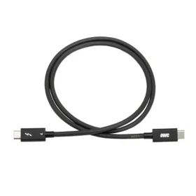 OWC kábel Thunderbolt 4 (0.7m) čierna / 2x USB 3.0 Typ-C (samec) s podporou TB4 (OWCCBLTB4C0.7M)