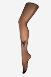 Pančuchy Gatta Trendy Tattoo wz.25 20 den 2-4 nero 2-S