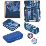 Herlitz FiloActive XL PLUS TechMech modro-oranžový / Školský batoh / 21 l / ergoActive / reflexné prvky (50048908)
