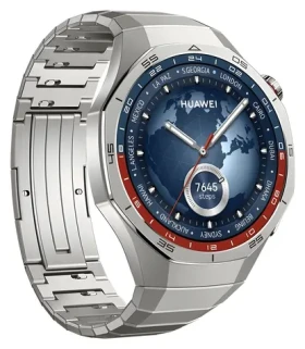 Huawei Watch GT 5 Pro 46mm Titan strieborná / Chytré hodinky / 1,43 "AMOLED / 466x466 / GPS + NFC / 5 ATM (55020DKB)