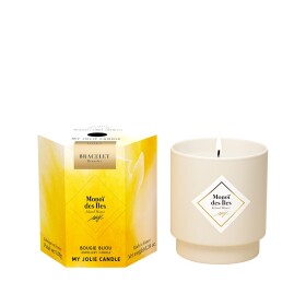 My Jolie Candle Vonná sviečka 36h s náramkom Gold Les Surprenantes Ostrov Monoi 320279