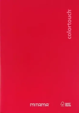 Mitama Color Touch červená / Zošit / A4 / štvorčekový / 40 +2 listov (62013-90259)