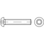 TOOLCRAFT TO-5378109 šošovkové skrutky M3 10 mm vnútorný šesťhran nerezová ocel A2 500 ks; TO-5378109