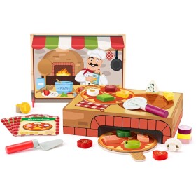 Woody Pizzeria Carlo, didaktická hra s vkladacími tvarmi