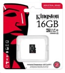 Kingston microSDHC 16GB Industrial / UHS-I V3 / U3 / Class 10 (SDCIT2/16GBSP)