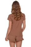Dámske pyžamo PM.4315 Brown - Doctor Nap S Hnědá