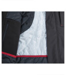 Vertex pánska zimná softshellová bunda ebony gray 3XL