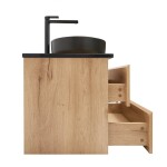 Kúpeľňová skrinka s umývadlom SAT B-Way 119x50x45 cm dub mat BWAY2120OAKTKUBB BWAY2120OAKTKUBB