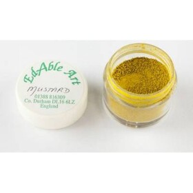 Prášková farba Mustard - Edable Art - Edable Art