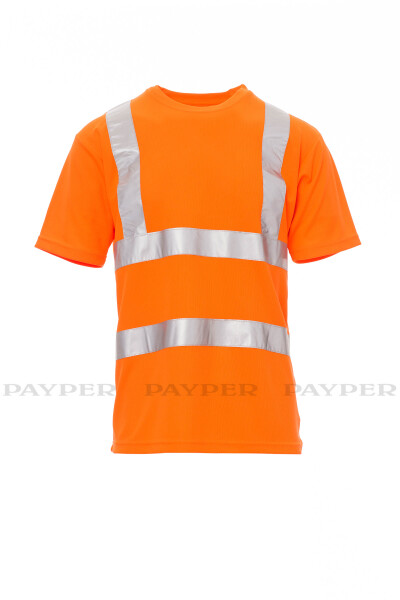 Pánske reflexné tričko Payper AVENUE Farba: Oranžová fluo, Veľkosť: L (000342002802001L)