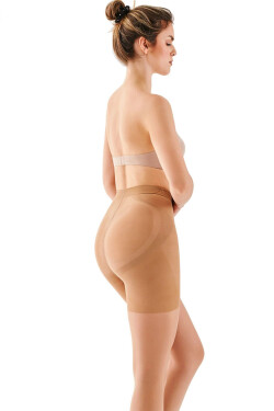 Dámske pančuchové nohavice 1201 Secred push up beige plus - GABRIELLA Béžová 5