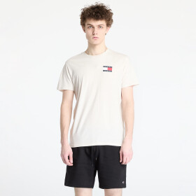 Tričko Tommy Jeans Slim Essential Tee Beige XXL