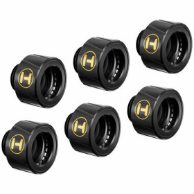 Hyte Push Connects 6ks čierna / G1 / 4 / Quick-Connect systém / na 14mm (FIT-Hyte-001)