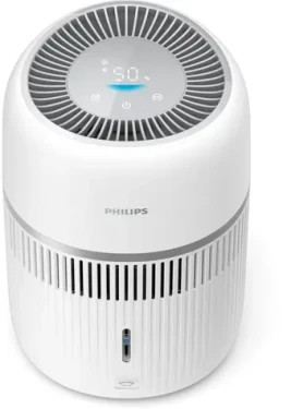 Philips Series 4000 HU4210/04 biela / Zvlhčovač vzduchu / Dotykové ovládanie / Displej / 25 dB (HU4210/04)