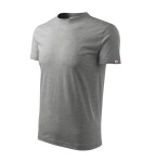 Base tričko unisex dark grey 12 (štítok značky) M