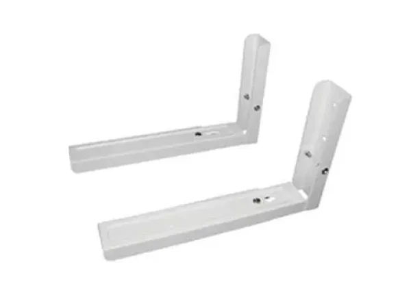 Schwaiger nástenný držiak pre mikrovlnné rúry biela / Držiak / nastaviteľný sklon a výsuv / nosnosť 35 kg (TVH6052012)