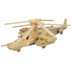 Woodcraft Drevené 3D puzzle Vrtuľník