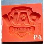 Silikónová forma Paw Patrol, 8 × 7 cm - Galias Moulds - Galias Moulds