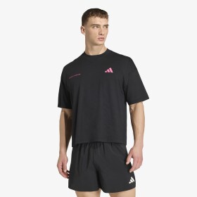 Tričko adidas Adi365 Cheering T-Shirt Black/ Shock Pink L