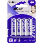 XCell X2700AA B4 tužkový akumulátor typu AA Ni-MH 2700 mAh 1.2 V 4 ks; 118740