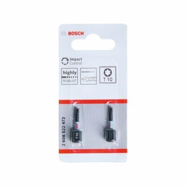 BOSCH 2608522472 / Sada skrutkovacích bitov Impact Control (2 ks) / T10 25 mm (2608522472)