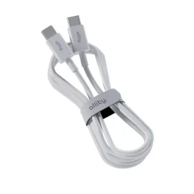 Allity AUC-03 Dátový kábel USB-C/USB-C 2m 60W biela (DATUSBC60WALL02WH)