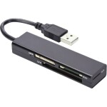 Ednet 85241 externá čítačka pamäťových kariet USB 2.0 čierna; 85241