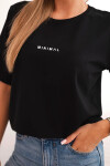 Dámska bavlnená blúzka s potlačou Minimal black UNI