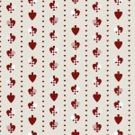 IB LAURSEN Papierové obrúsky Braided Hearts – 20 ks