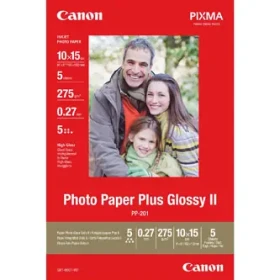 Canon PP-201 10x15 cm 5 ks / Fotopapier / lesklý / 275 g/m2 / biely (2311B053)