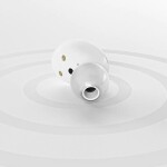 QCY T16 biela / BT slúchadlá do uší s mikrofónom / Bluetooth 5.2 / s dobíjacím boxom (T16 white)