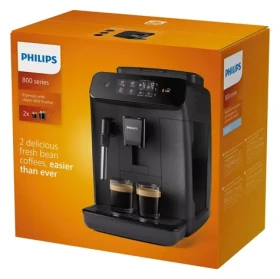 Philips 800 EP0820/00 čierna / Automatický kávovar / Keramický mlynček / 1500 W / 1,8 l / 15 bar (EP0820/00)