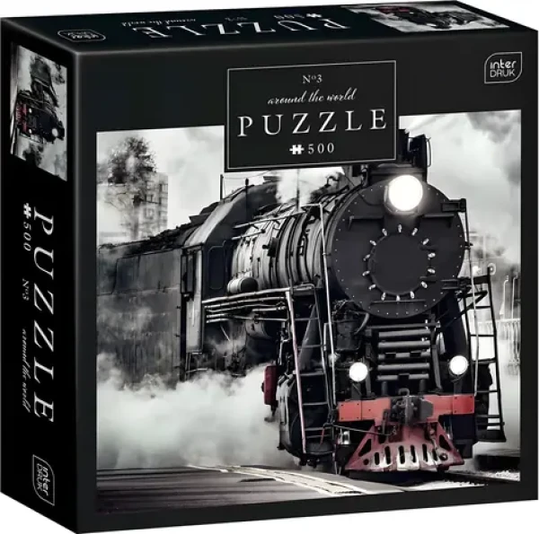 INTERDRUK Puzzle Around the WORLD: Parná lokomotíva