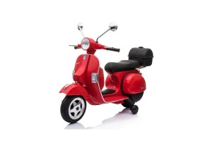 Mamido Detský elektrický skúter Vespa 2x45W červený
