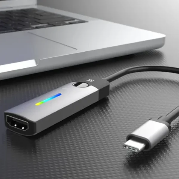 J5Create USB-C na HDMI 2.1 čierna / Adaptér / 8K / 144Hz / 0,1 m (JCA157-N)