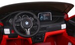 Mamido Elektrické autíčko BMW X6 M dvojmiestne XXL lakované červené