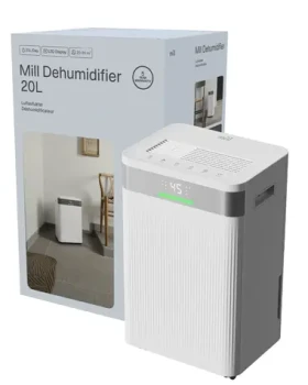 Mill MDH20 biela / Odvlhčovač vzduchu / 20 l / deň / 20-30 m2 / LED displej (MDH20)