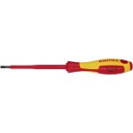 Knipex VDE VDE skrutkovač pre skrutky Microstix Šírka čepele: 4 mm Dĺžka drieku: 100 mm DIN EN 60900; 98 20 40