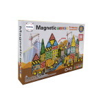 Mamido Mamido Magnetická stavebnica dopravné mesto 50 dielov, 5x stavebné vozidlá MT1446