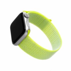 FIXED Nylon Strap Nylonový remienok pre Apple Watch 44mm amp; Watch 42mm limetková (FIXNST-434-LI)