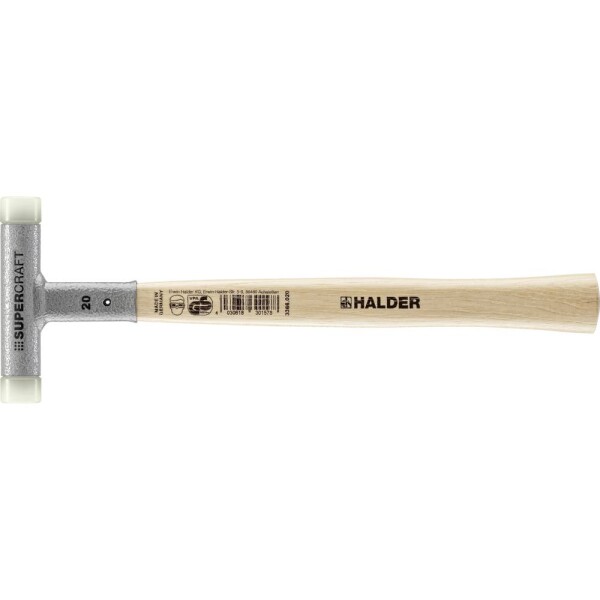 Halder SUPERCRAFT 3366.020 palička s ergonomickou rukoväťou, tvrdé, bez spätného rázu 245 g 300 mm; 3366.020