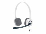 Logitech Stereo Headset H150 Coconut / slúchadlá s mikrofónom (981000350)