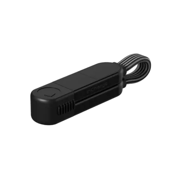 Rolling square inCharge X čierna / magnetický kábel 6v1 / USB / USB-C / Lightning / MicroUSB / 100W (RS-X01WR)