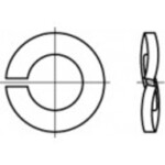 TOOLCRAFT 1060496 pérová podložka Vnútorný Ø: 6.1 mm DIN 128 nerezová ocel 1000 ks; 1060496