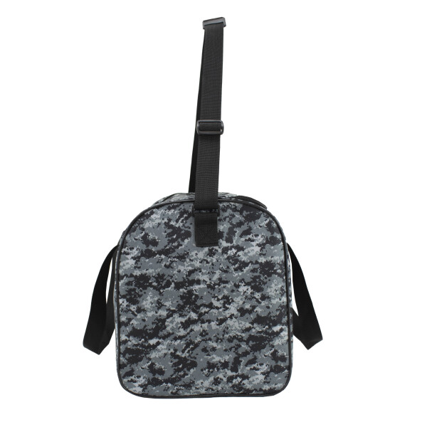 Fitness taška Semiline A3032-5 Black/Grey Camo 33 cm x 60 cm x 30 cm