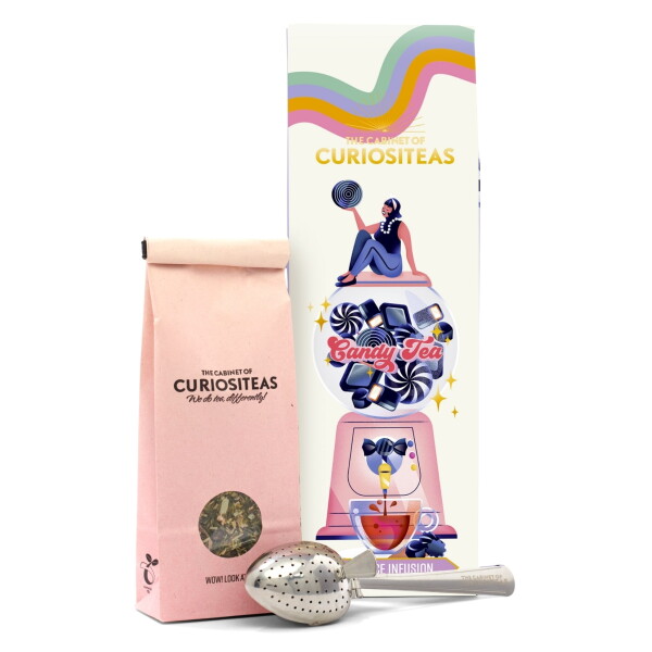 The Cabinet of CURIOSITEAS Čaj rooibos Candy Tea Liquorice 70 g + sitko