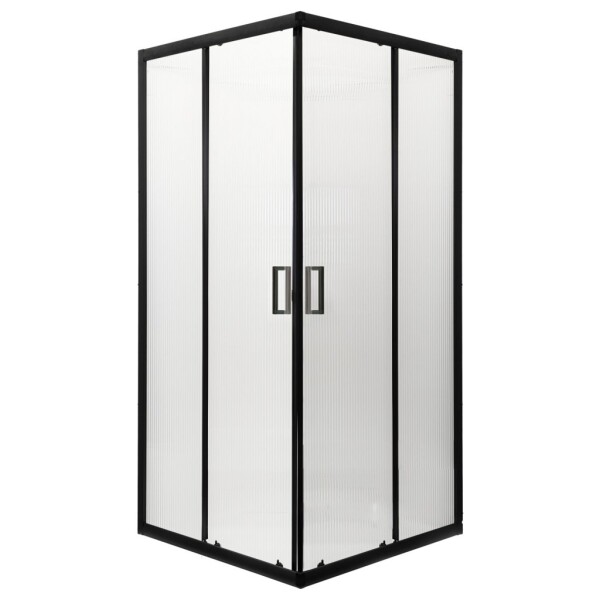 KERRA - Sprchovací kút bez vaničky Soho SQ 80 (čierny) 5907548118745